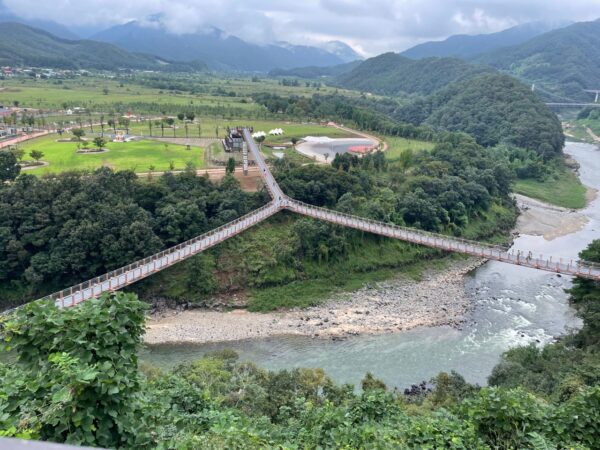한탄강 Y자 출렁다리